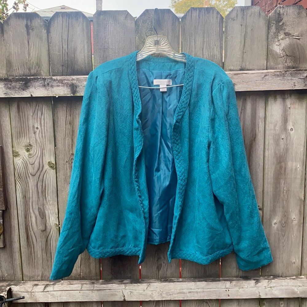 Christopher & Banks open blazer sz. XL